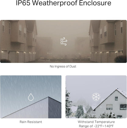 Deco BE25-Outdoor BE5000 WiFi 7 Mesh Extender, IP65, 1-Pack