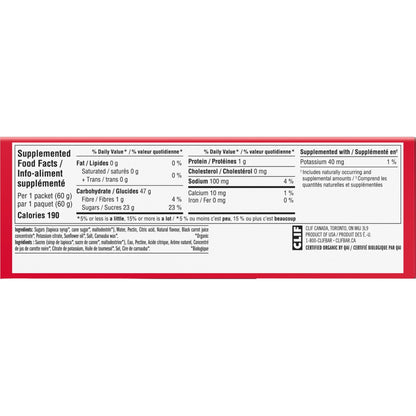CLIF BLOKS Strawberry Energy Chews – Organic, Gluten-Free, 60g (18-Pack)