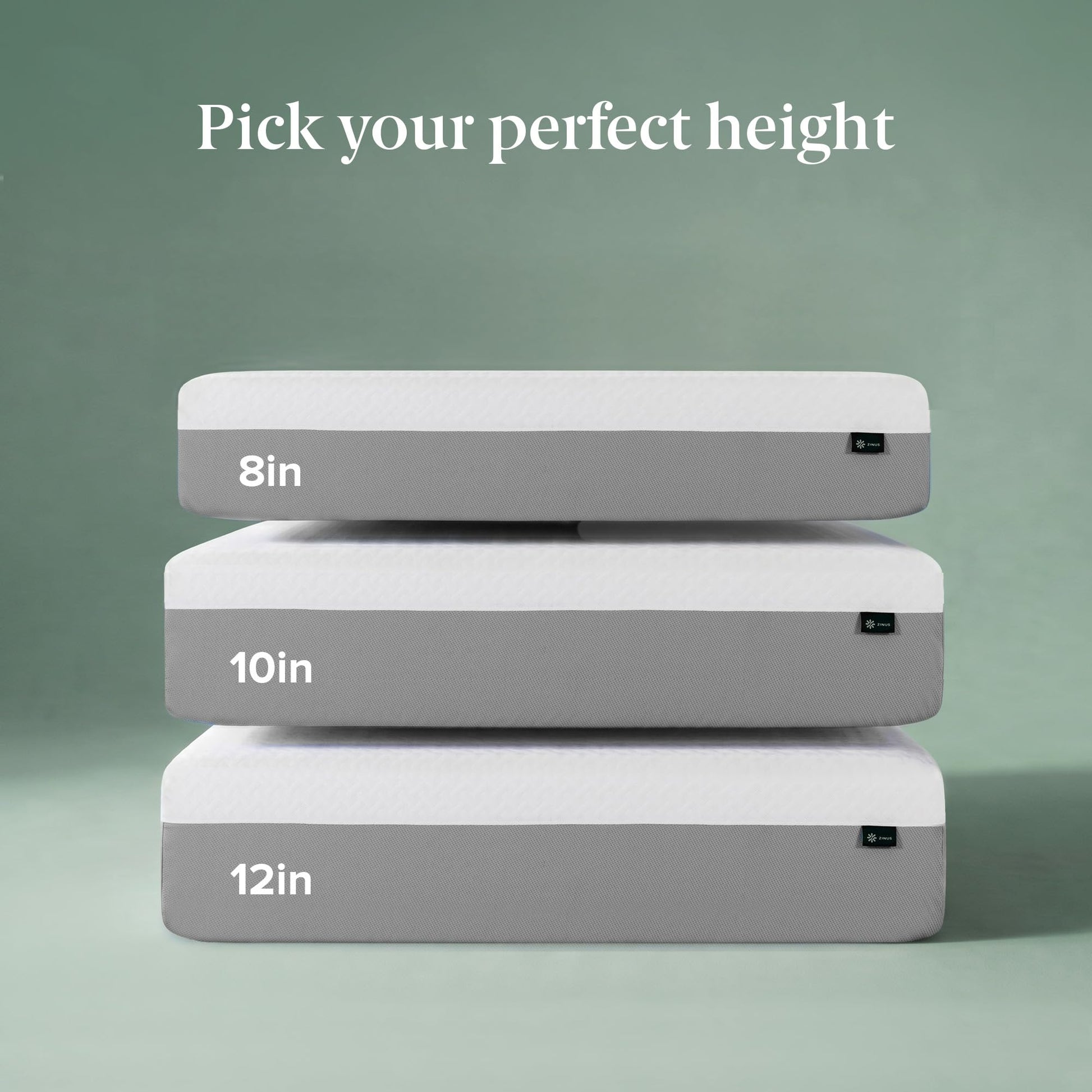 Zinus Full Mattress - 8 Inch Green Tea Essential Memory Foam Mattress, Affordable Mattress, Pressure Relief, CertiPUR-US Certified Foam, Mattress in a Box, 10-Year Warranty, Full Size Zinus