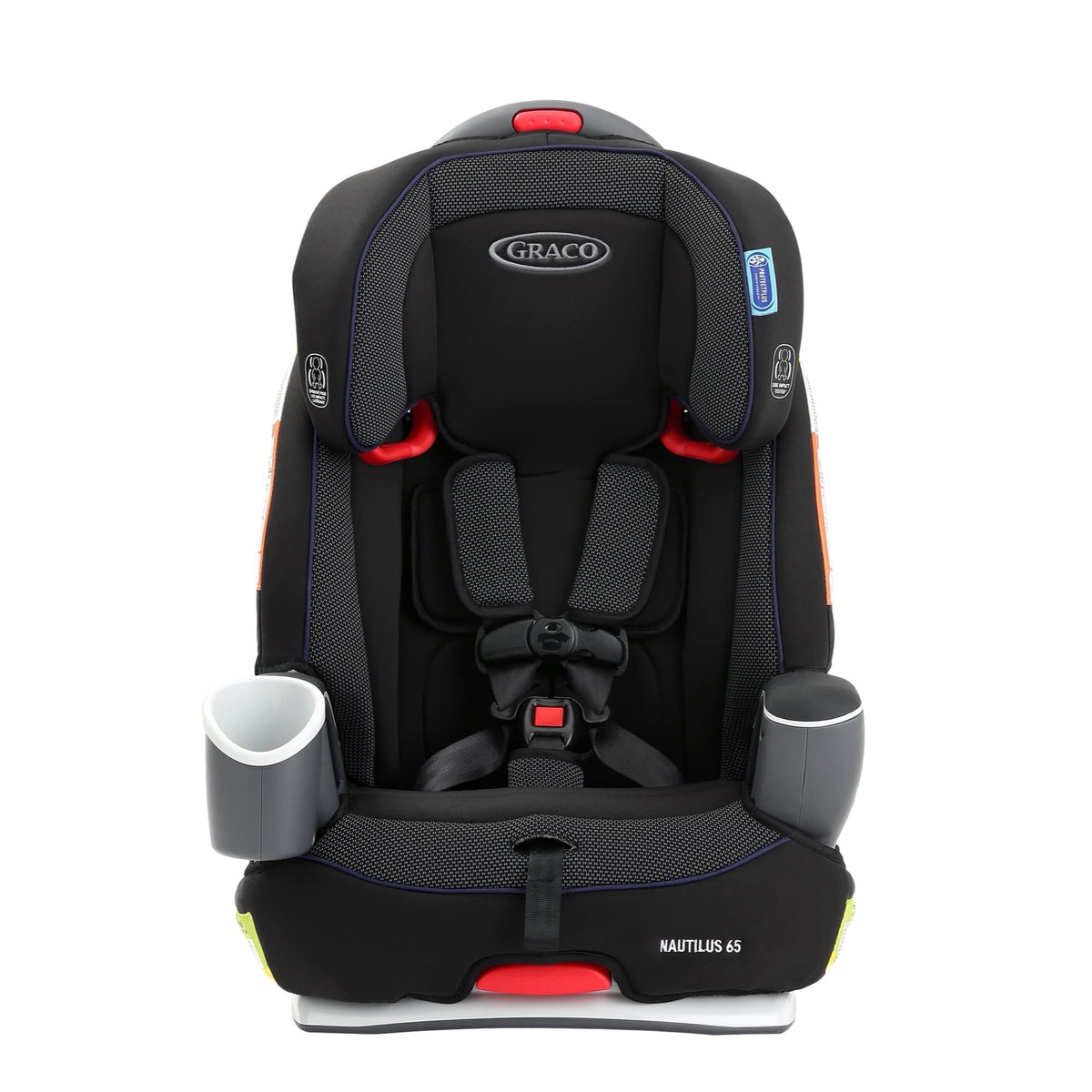 Graco Nautilus 65 3-in-1 Harness Booster, Toddler to Big Kid Car Seat from 10-45 kg (22-100lb), Harness/Highback/Backless Booster, Chanson
