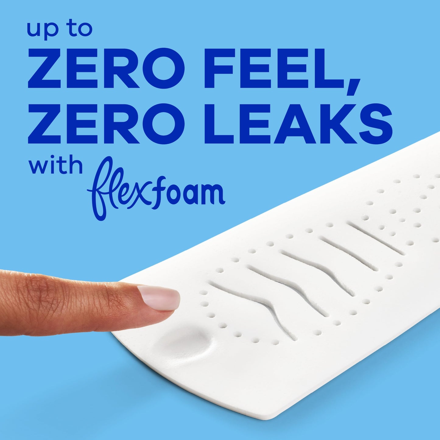 Always Infinity FlexFoam Pads for Women, Size 1, Regular Pad with Wings, Unscented, 108 Count