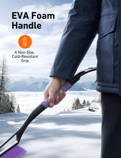 AstroAI 27" 2-in-1 Detachable Snow Brush & Ice Scrapers for Car Windshield 🍁 All In One Marketplace Canada
