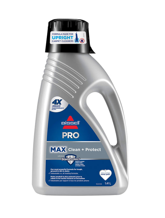 BISSELL - Household Carpet Shampoo - MAX Clean + Protect - For Upright Deep Cleaners - with StainProtect - For ground-in dirt, stains - 1.41 liters - Available at All In One Marketplace Canada