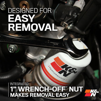 K&N HP-1004 Performance Wrench-Off Oil Filter