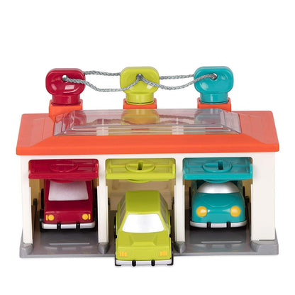Battat Toy, Color Sorting Push-and-Go Playset, Red, Toddler Battat