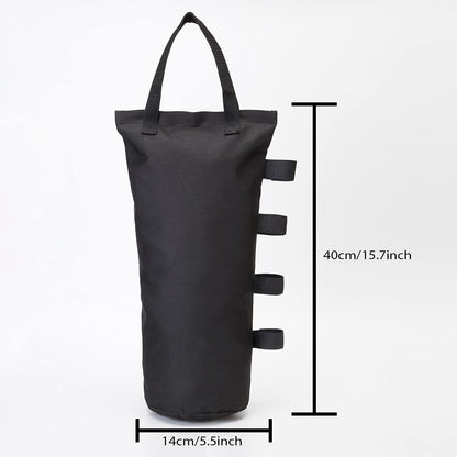 MOPHOEXII 4-Pack 112 LBS Extra Large Pop up Canopy Weights Sand Bags for Outdoor Pop Up Canopy Tent Gazebo Outdoor Instant Canopies Sand Bags without Sand - Black