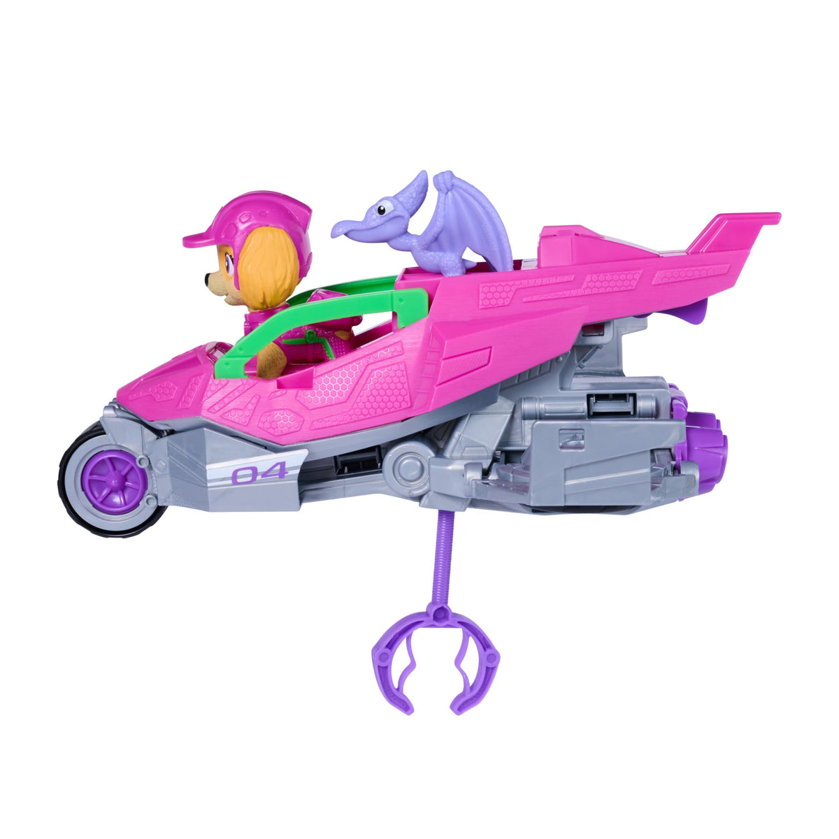 PAW Patrol: The Dino Movie, Skye Dino Rescue Jet & Action Figure Set