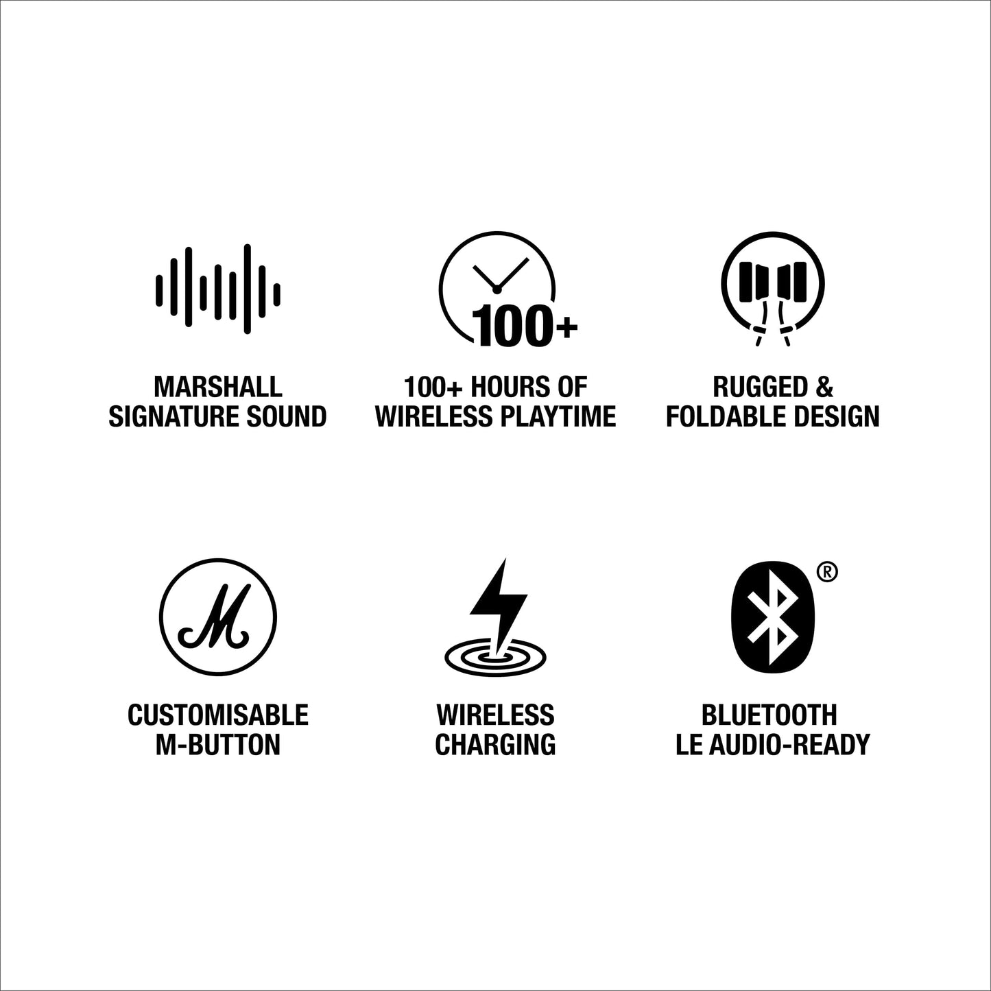 Marshall Major V Wireless On-Ear Headphones with 100+ Hours of Playtime - Brown Marshall