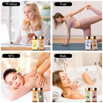 20 Pack 20 Flavors Pure Essential Oil Set, Essential Oils for Diffuser, Candle Making, Home Apartment, Eucalyptus, Lavender, Lemon, Peppermint,Tea Tree, Cinnamon, Rose, Sandalwood, Patchouli 🍁 All In One Marketplace Canada