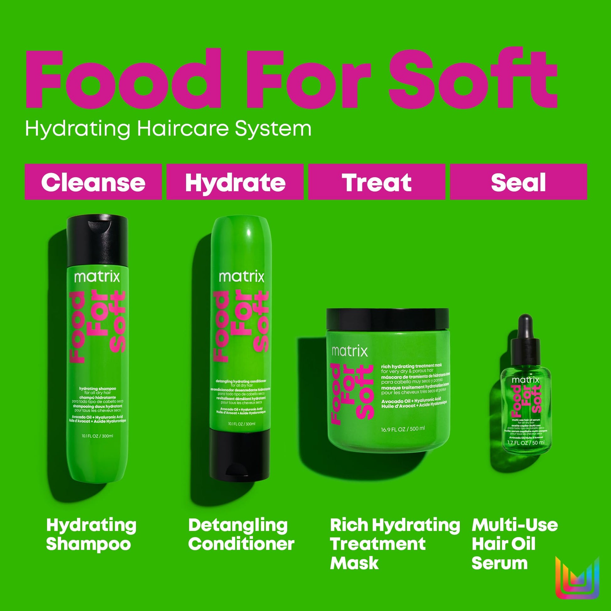 Matrix Food For Soft Hydrating Shampoo for Dry, Brittle Hair Matrix