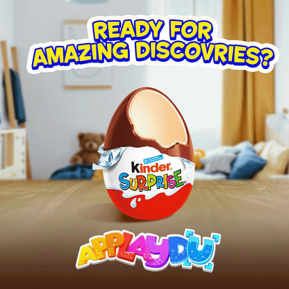 Kinder Surprise Milk Chocolate Eggs with Toys – 24 Pack (480g)