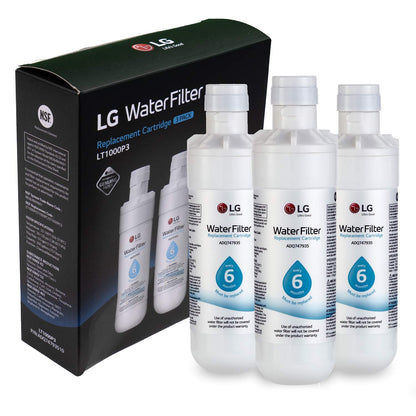 LG LT1000P3 Genuine Replacement Refrigerator Water Filter, 3-Pack (LT1000P/PC/PCS) by LG Canada - Available at All In One Marketplace Canada