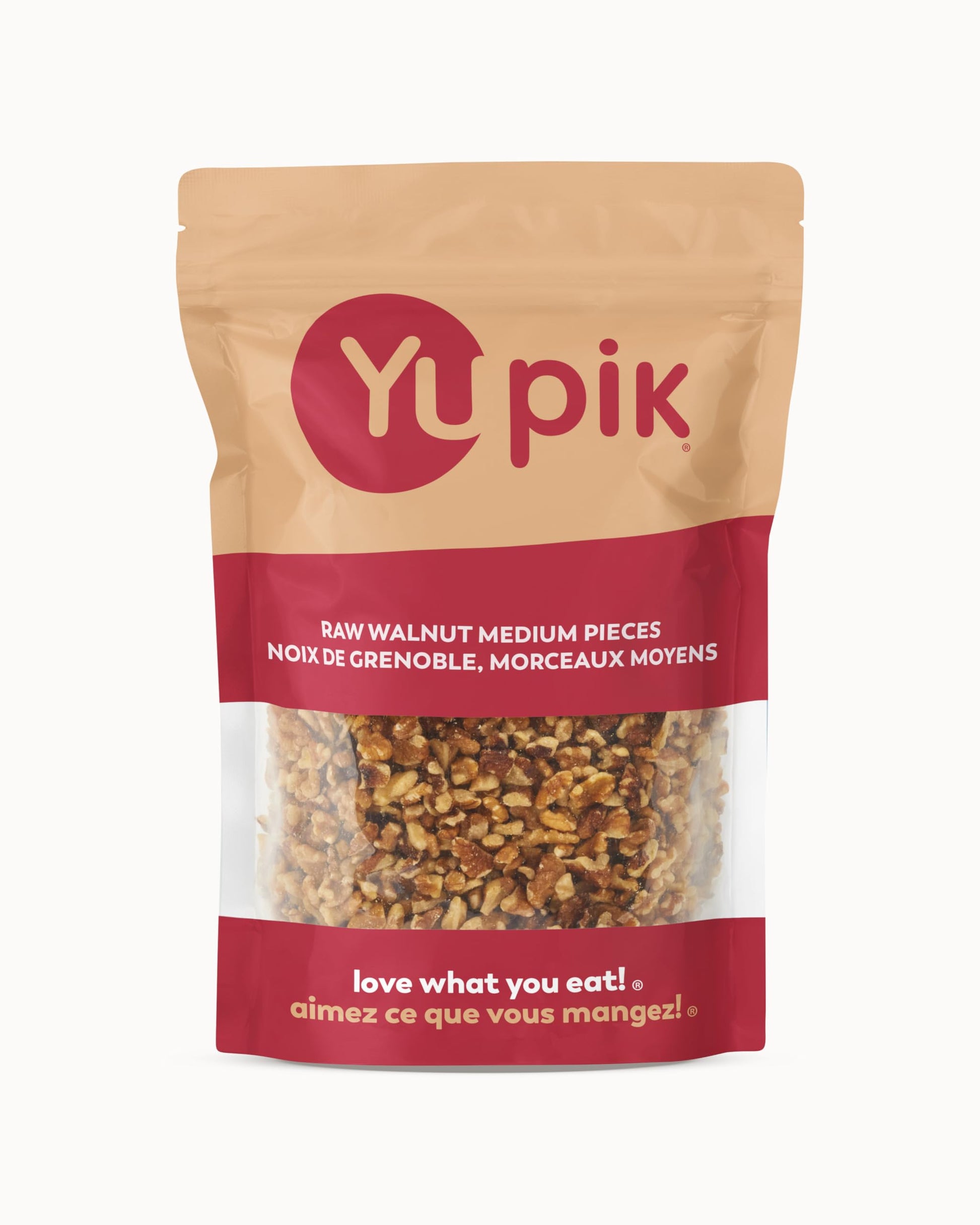 Yupik Raw Walnuts, Medium Pieces, 1 kg, Kosher, Gluten-Free, Vegan, Chopped Nuts, Unsalted, Unroasted, Source of Omegas, Healthy Snacks, Nut Topping & Inclusion, Ideal for Baking & Cooking
