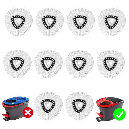 Bibikulala 10 Pack Spin Mop Head Refill for Vileda Mop Head, Mop-head Replacement for 1 Tank System - Available at All In One Marketplace Canada