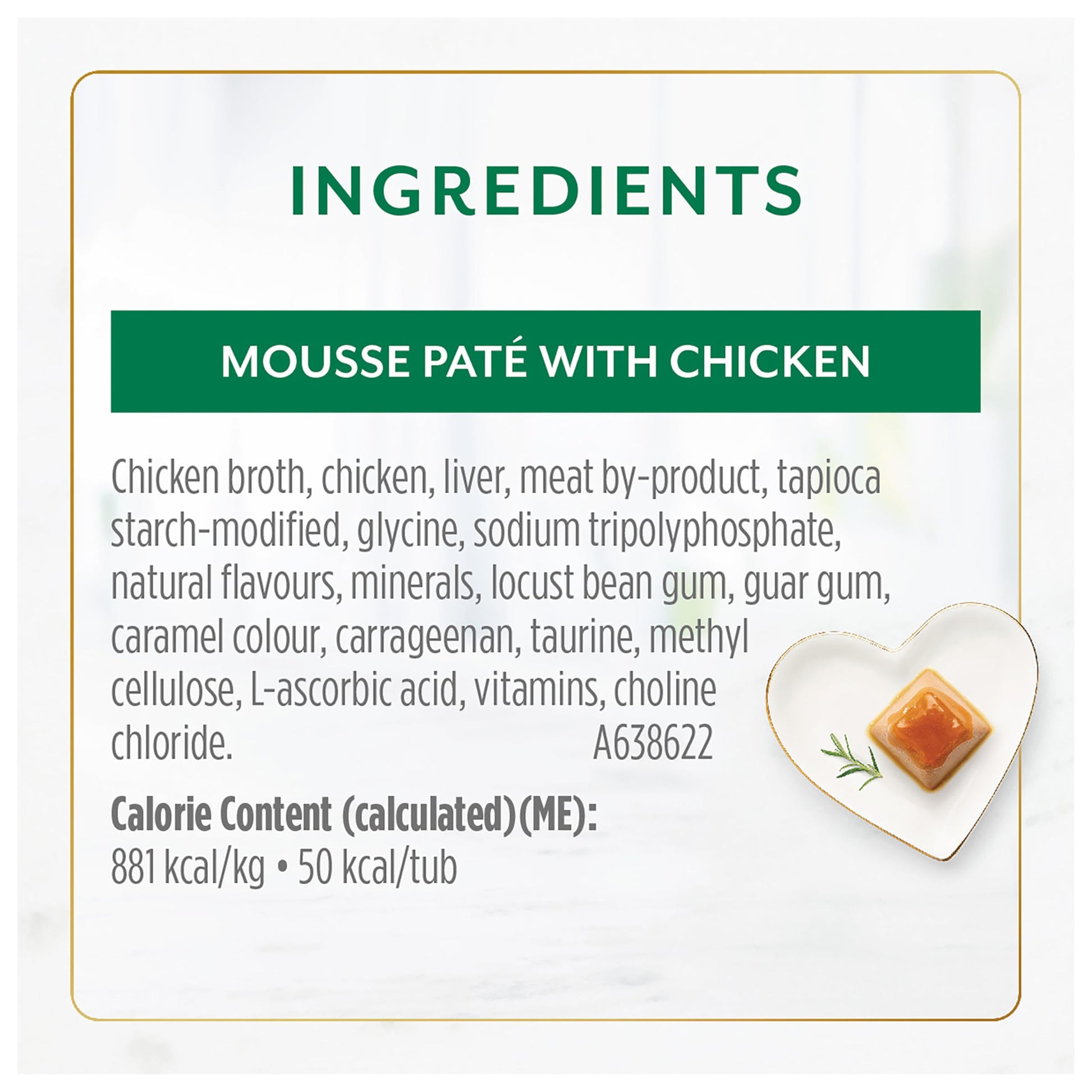 Fancy Feast Gems Wet Cat Food, Mousse Pâté with Chicken 57g (2 Pack x 8) Fancy Feast