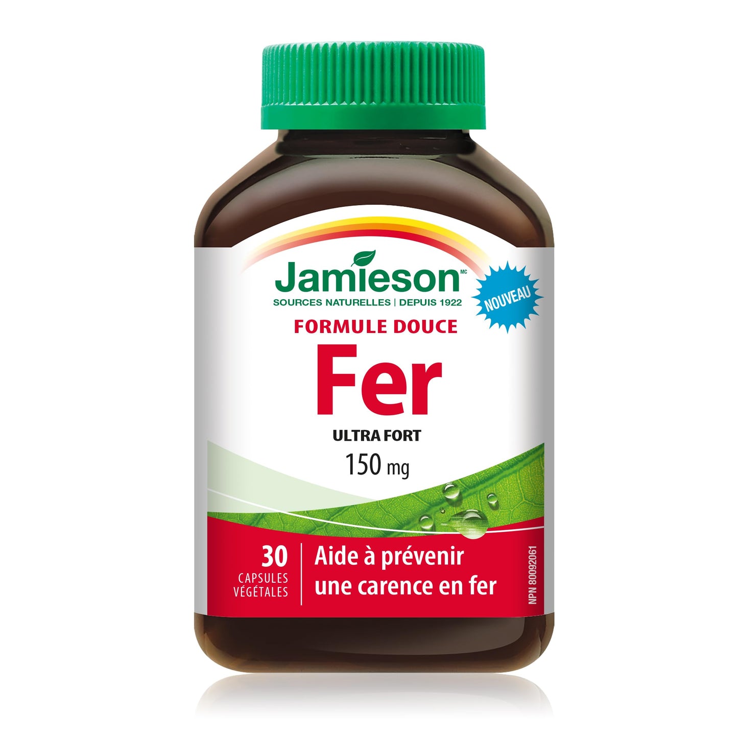 Jamieson Gentle Iron Ultra Strength, Off-white, 30 Count (Pack of 1)