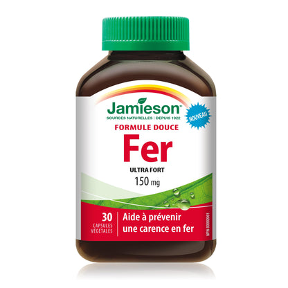 Jamieson Gentle Iron Ultra Strength, Off-white, 30 Count (Pack of 1)