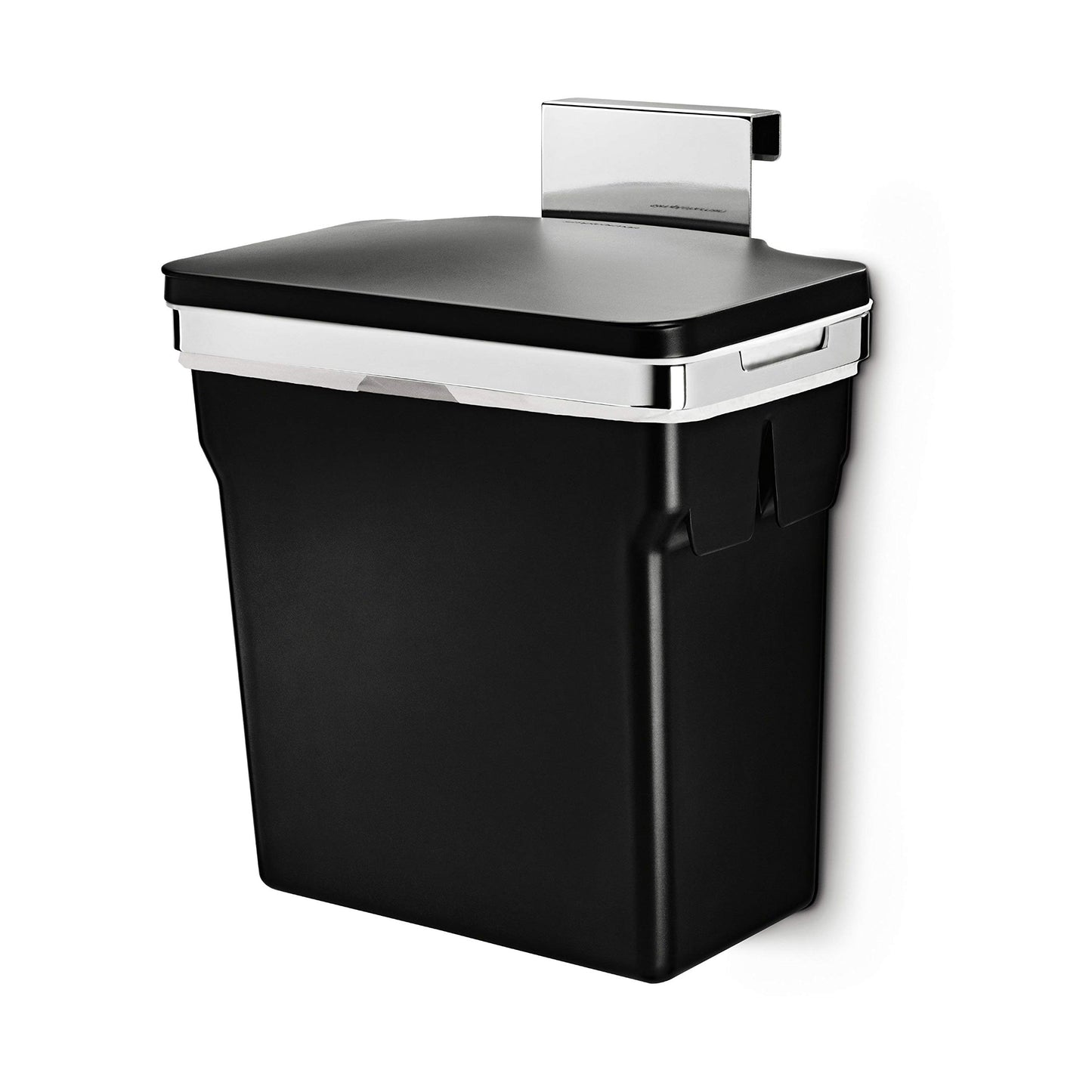 simplehuman 10 Liter / 2.6 Gallon In-Cabinet Trash Can, Heavy-Duty Steel Frame, Black simplehuman