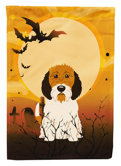 Caroline's Treasures BB4345CHF Halloween Petit Basset Griffon Veenden Flag Canvas House Size, Large, Multicolor
