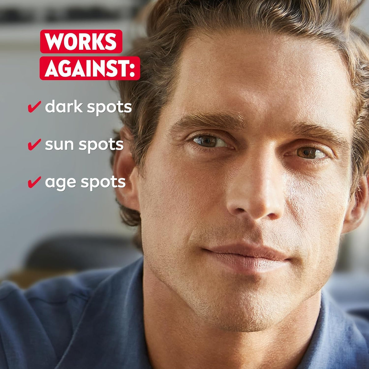 NIVEA MEN Anti Wrinkle 2-In-1 Power Serum for All Skin Types, Dark Spot Solution Face Serum for Men, With Luminous630 and Hyaluronic Acid to Reduce Deep Wrinkles and Dark Spots, 30mL