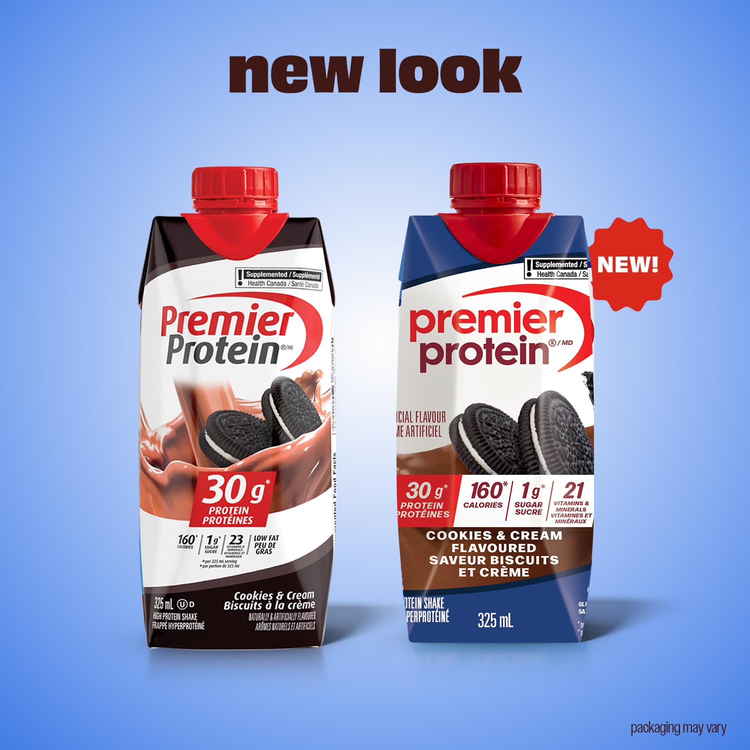 Premier Protein Shake, Cookies & Cream, 30g Protein, 1g Sugar, 11 fl oz Pack of 10