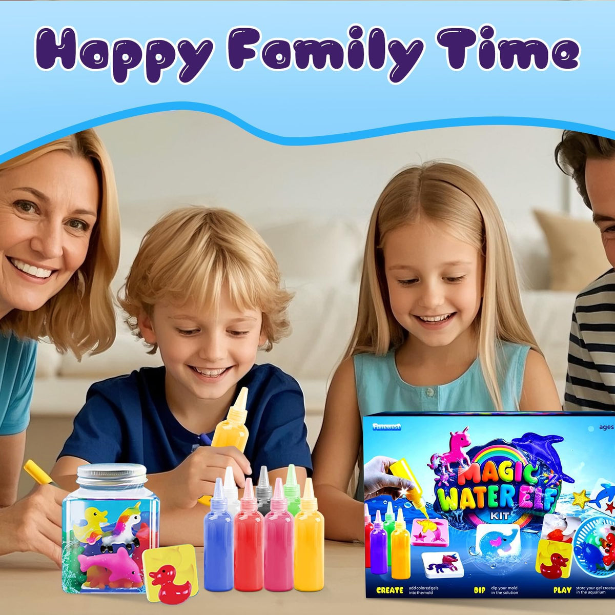 Funewest Magic Water Elf Toy Kit, DIY Aqua Fairy Water Gel Kit for Kid 🍁 All In One Marketplace Canada