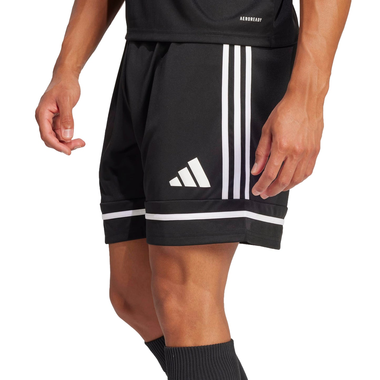 Adidas Men's Squadra 25 Shorts, Black/Black/White, Large adidas