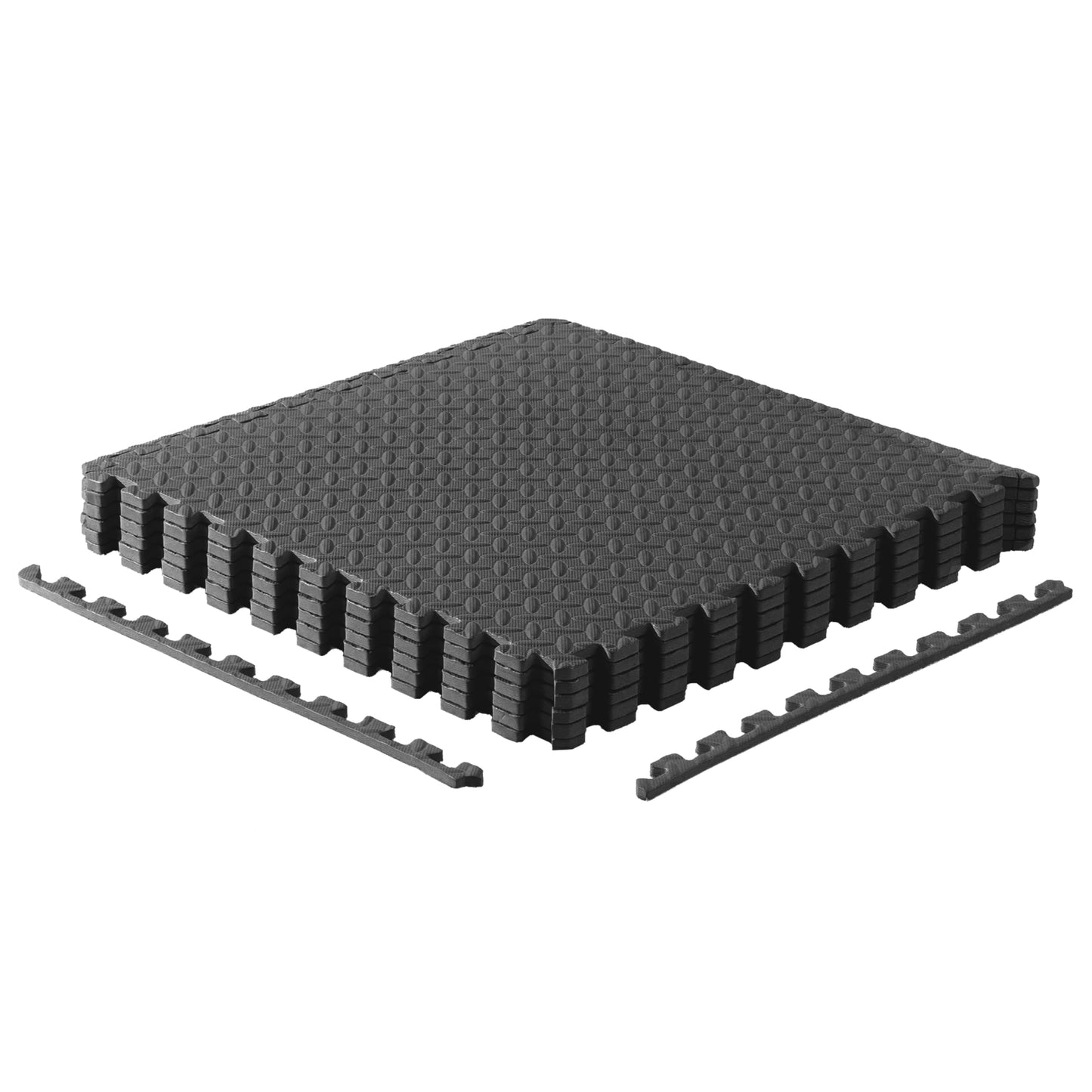 CAP Barbell 1/2-Inch Interlocking EVA Foam Exercise Puzzle Mats - 1 Pack | 24" x 24" x 1/2" | Diamond Pattern 🍁 All In One Marketplace Canada