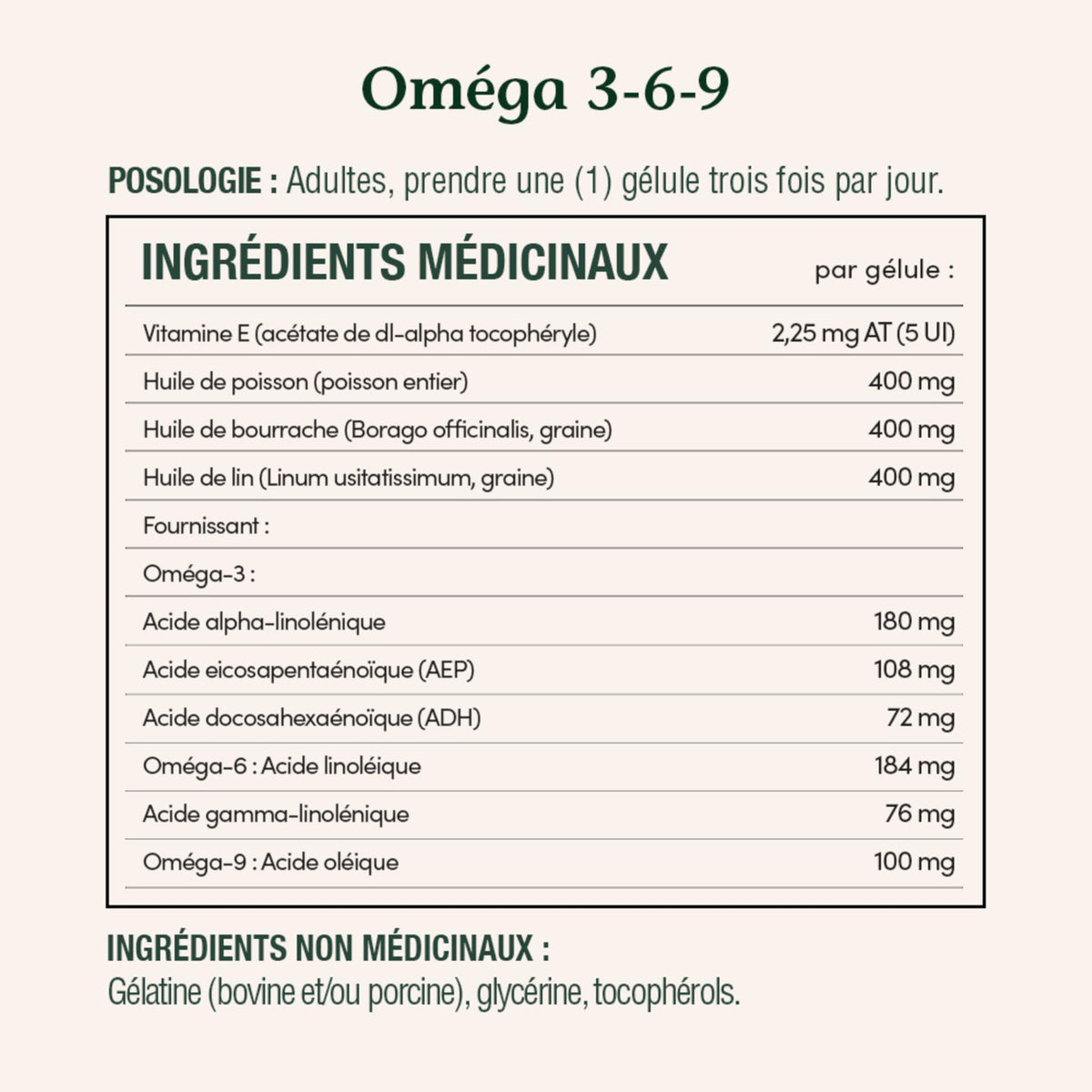 NATURE'S BOUNTY Omega 3-6-9, 1200 mg Fish, Flax & Borage, 200 Softgels