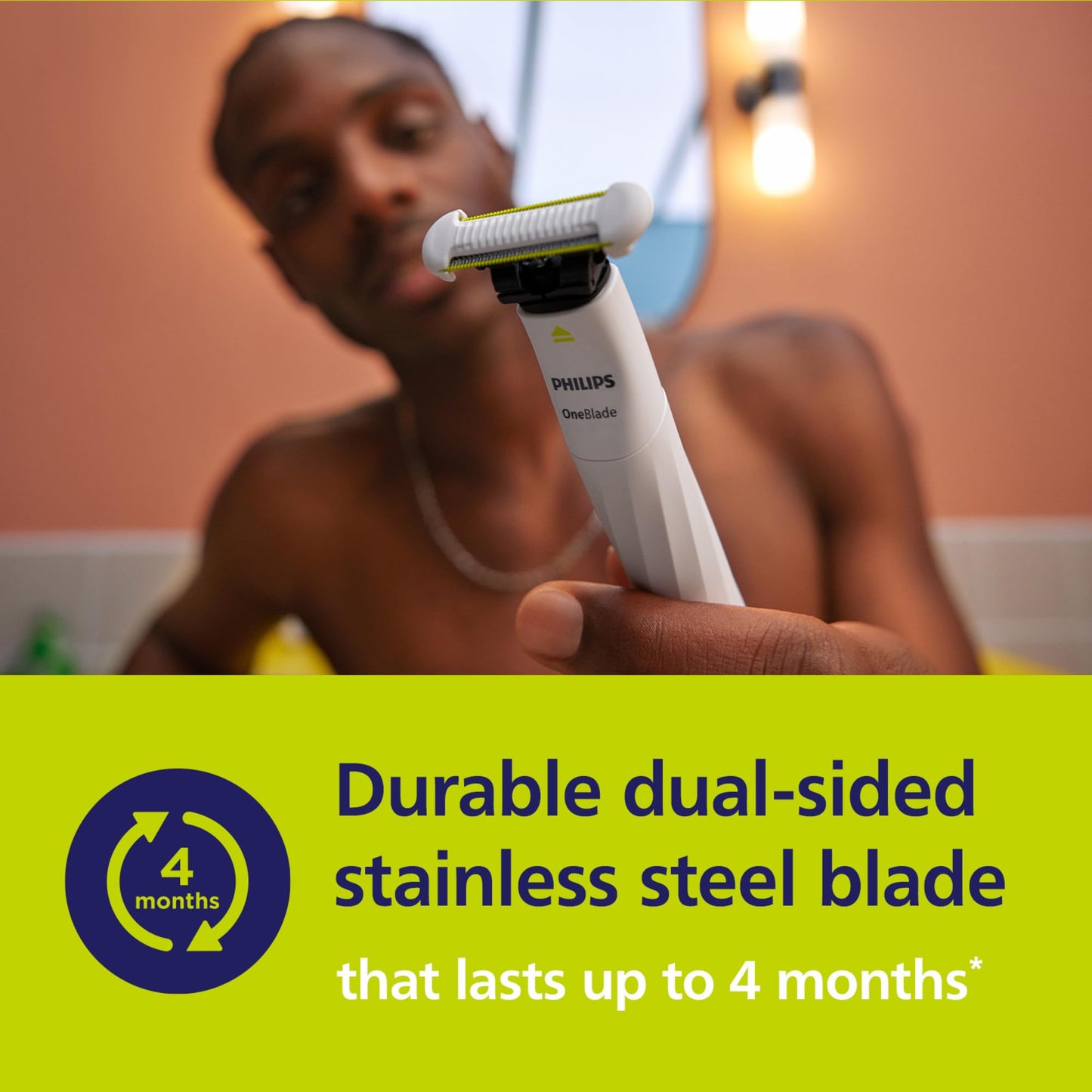 Philips OneBlade Intimate, Designed For Pubic Grooming, Trim & Shave With Extra Skin Protection, Model QP1924/20 - Available at All In One Marketplace Canada