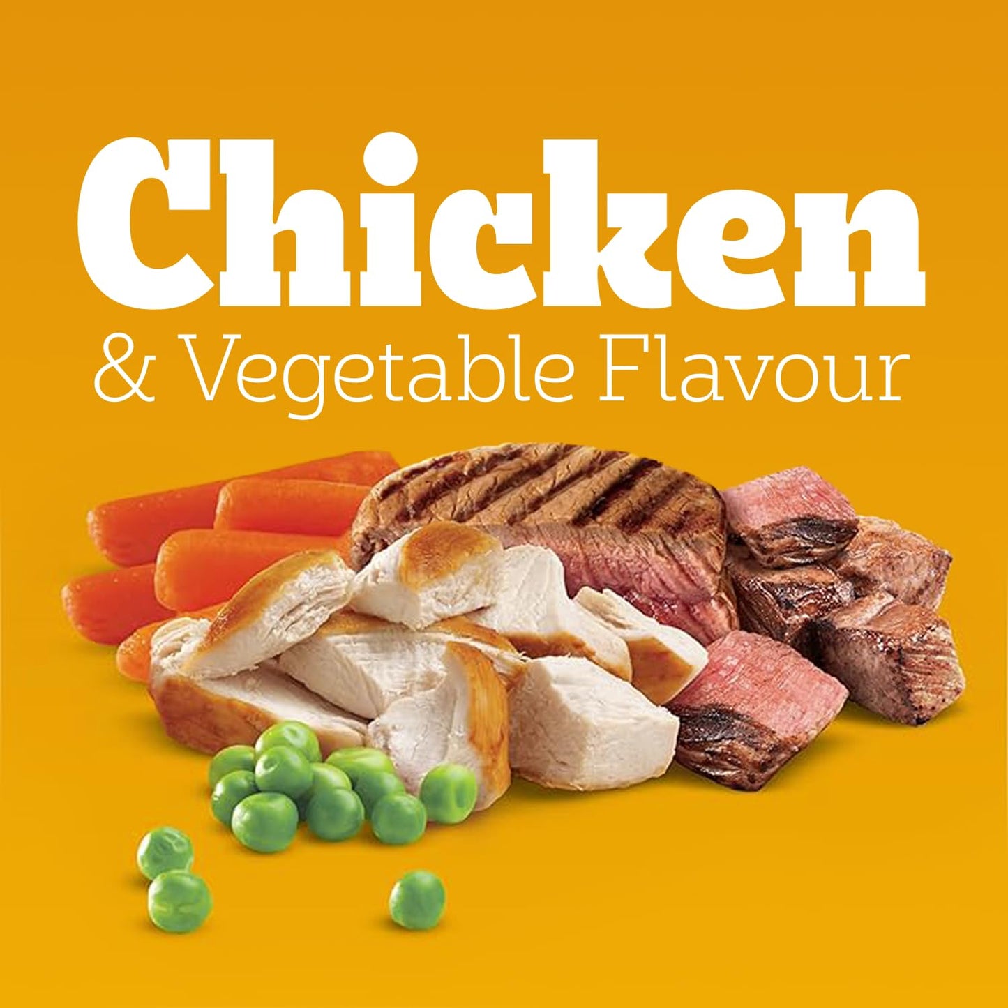 PEDIGREE Vitality+ Dry Food for Adult Dogs, Roasted Chicken & Vegetable Flavour, 100% Complete and Balanced Nutrition, 20kg Bag - Available at All In One Marketplace Canada