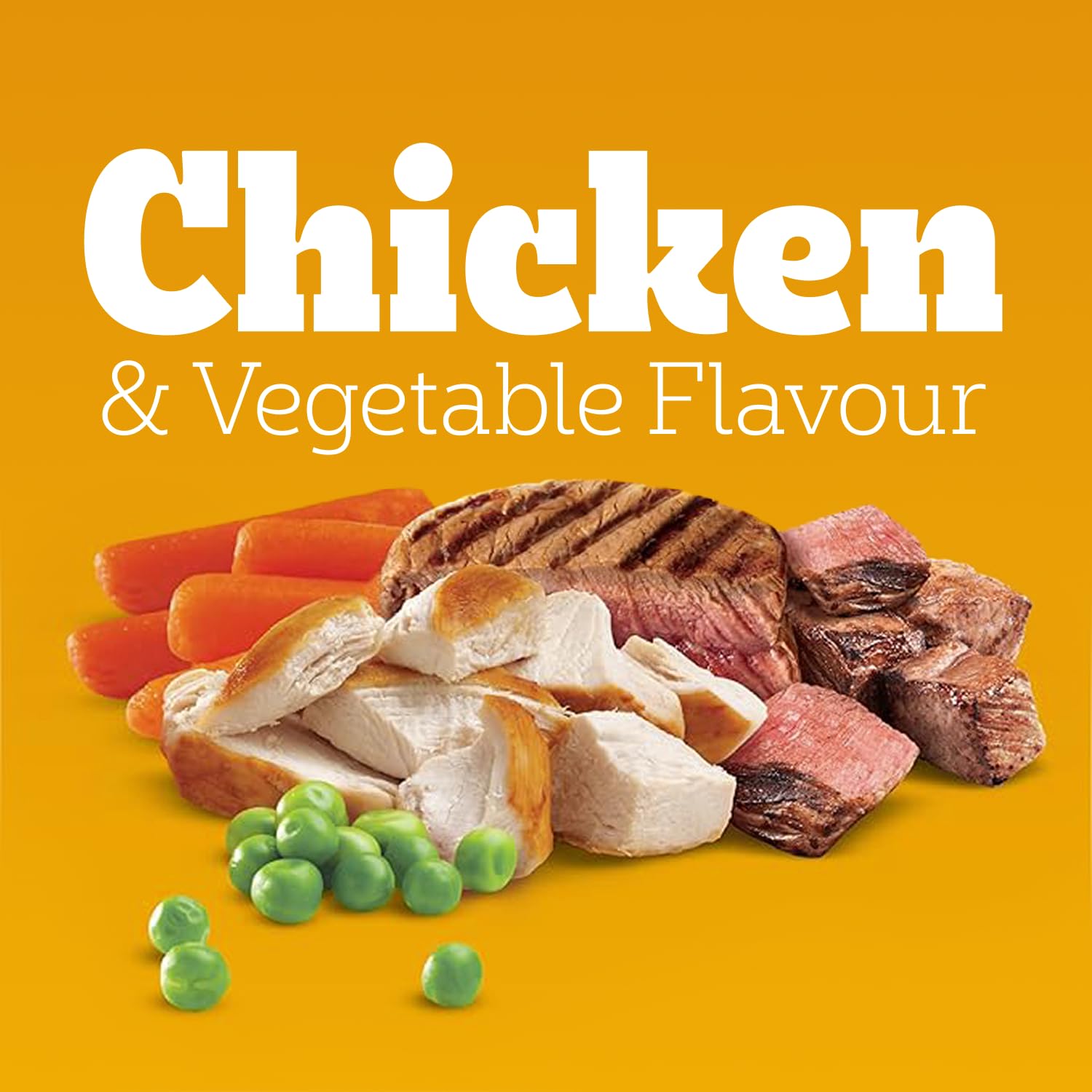 PEDIGREE Vitality+ Dry Food for Adult Dogs, Roasted Chicken & Vegetable Flavour, 100% Complete and Balanced Nutrition, 20kg Bag - Available at All In One Marketplace Canada