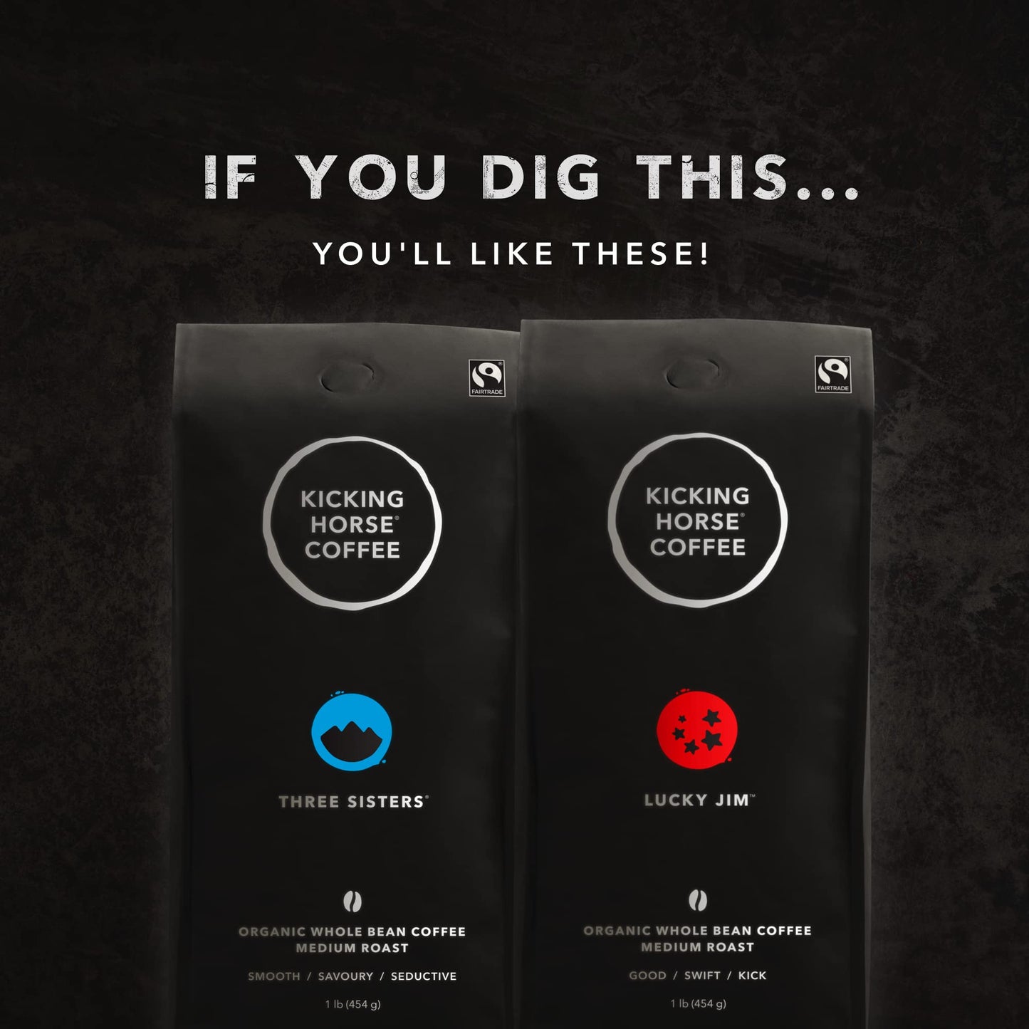 Kicking Horse Coffee, Smart Ass, Medium Roast, Whole Bean, 1 lb - Certified Organic, Fairtrade, Kosher Coffee