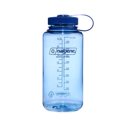 Nalgene 32 oz Wide Mouth Water Bottle, Baby Blue