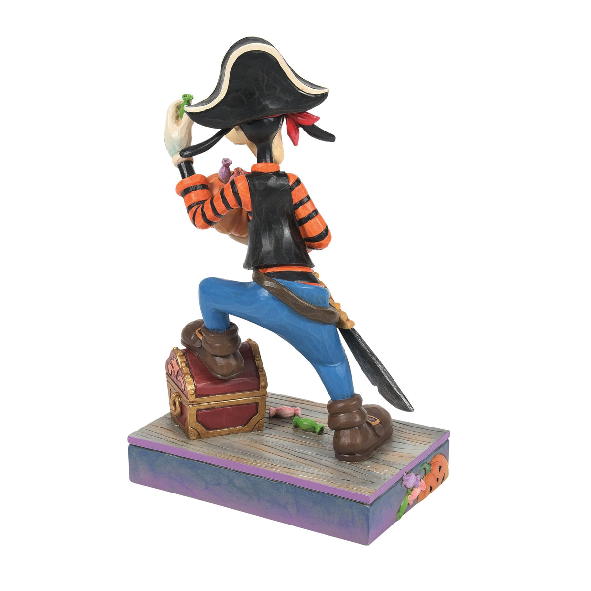 Enesco Disney Traditions by Jim Shore Halloween Goofy Wearing Pirate Costume Figurine, 7.5 Inch, Multicolor