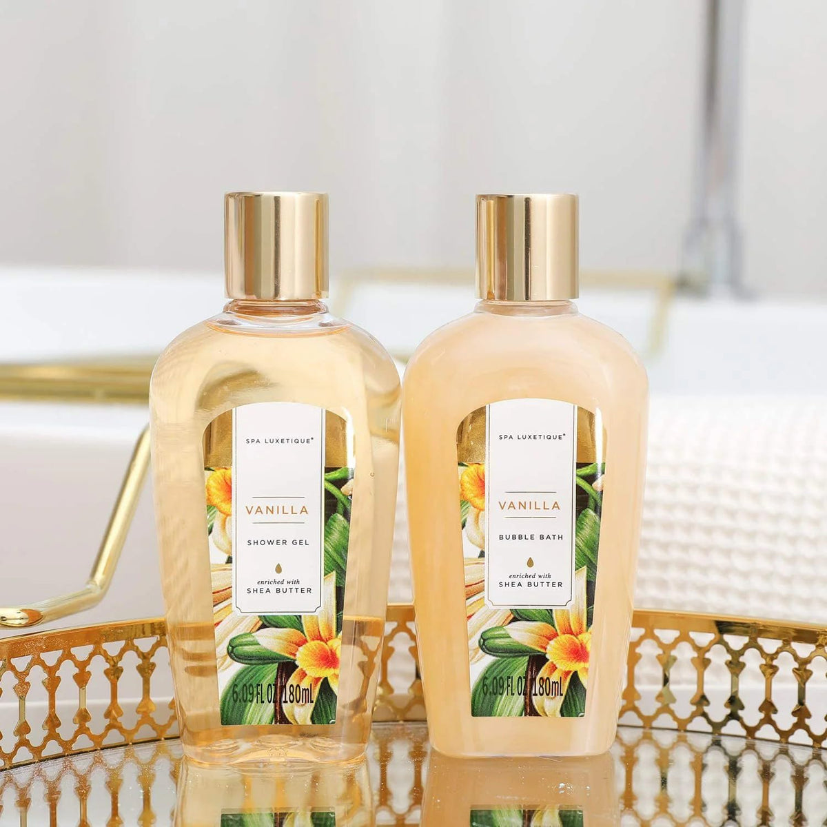 Birthday Gifts for Women Spa Luxetique 8Pcs Gift Basket Vanilla Bath Set 🍁 All In One Marketplace Canada