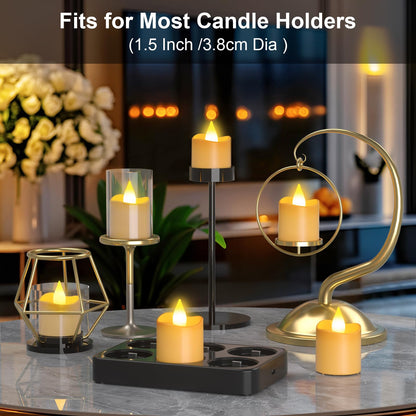 PChero Rechargeable Flameless Candles Flickering with Remote, Charging Base 🍁 All In One Marketplace Canada