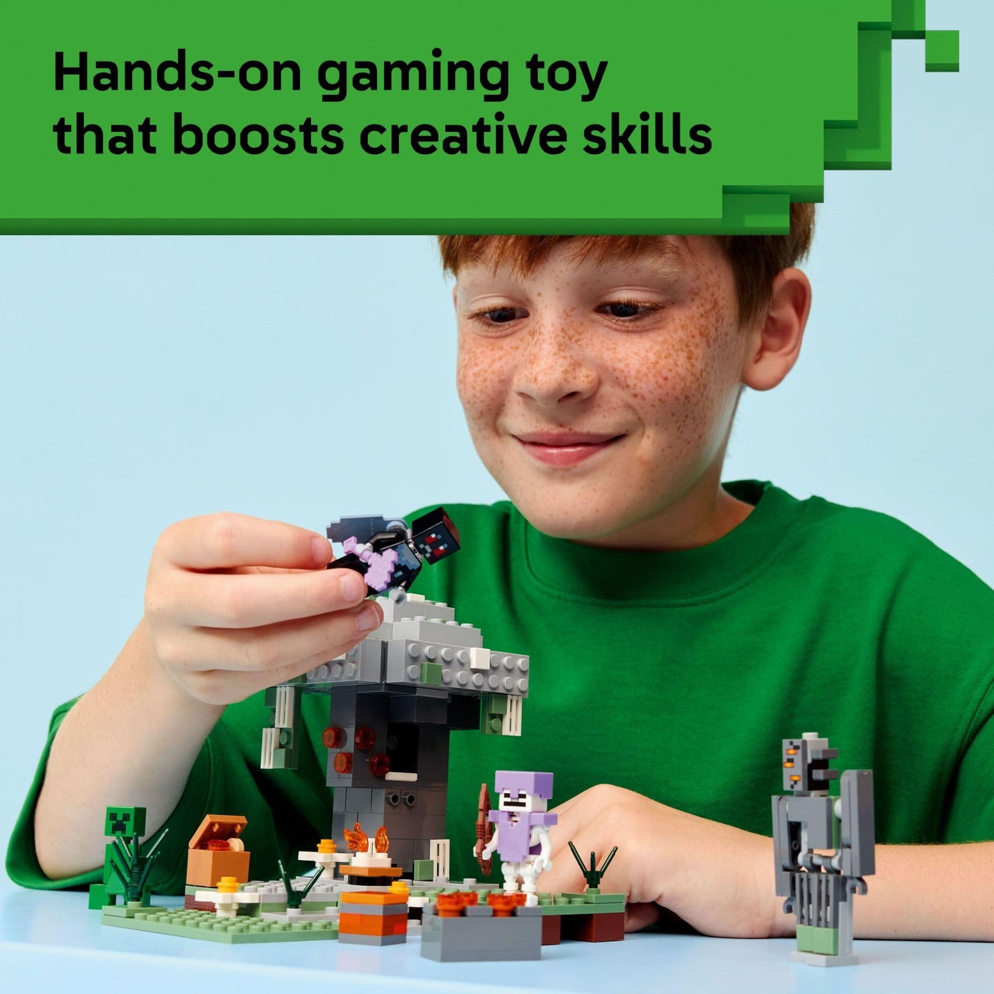 LEGO Minecraft The Pale Garden Building & Pretend Play Toy for Boys & Girls - Video Game Playset & Toy Figures for Kids, Ages 7+ - W/Mothman & Creeper Minifigures - Gift Idea for Birthdays - 21586 LEGO