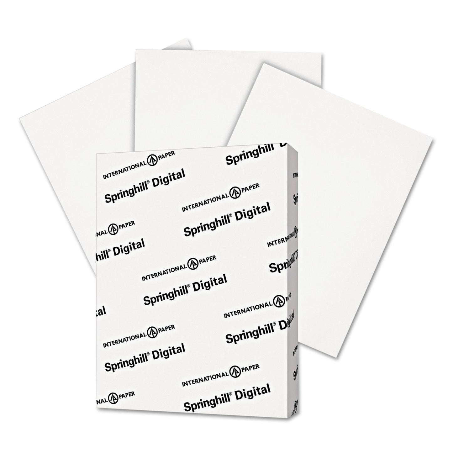Springhill Cardstock Paper, White Paper, 90lb, 163gsm, 8.5 x 11, 92 Bright, 1 Ream / 250 Sheets - Index Card Stock, Thick Paper (015101R) Springhill