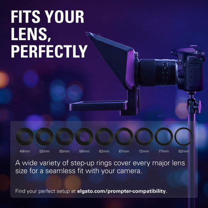 Elgato Prompter, Teleprompter with Built-in Screen Elgato