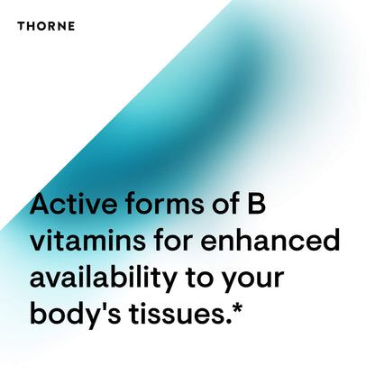 Thorne B Complex - B Vitamins in Their Active Forms - 60 Capsules - Available at All In One Marketplace Canada