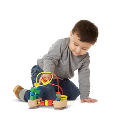 Melissa & Doug First Bead Maze Wooden Educational Baby Toy Melissa & Doug