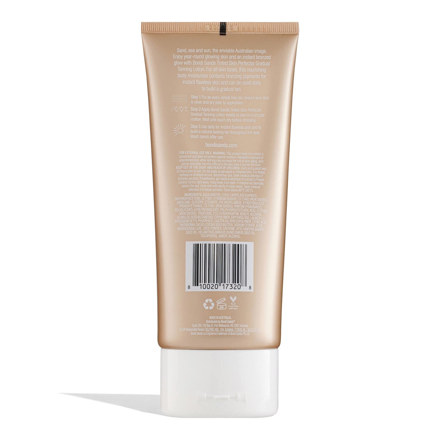 BONDI SANDS GRADUAL TANNING LOTION TINTED SKIN PERFECTOR 150mL (CANADA) Bondi Sands