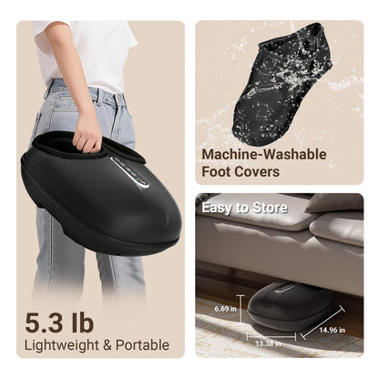 CuPiLo Foot Massager with Heat & Remote for Tired Feet, Up to Size 13 🍁 All In One Marketplace Canada