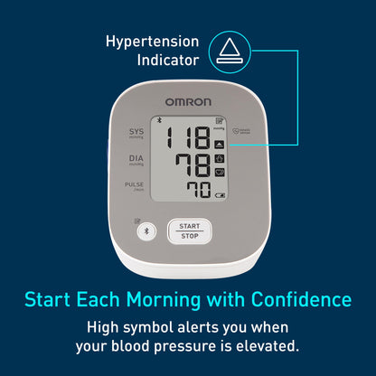 OMRON Bronze Upper Arm Blood Pressure Monitor - Clinically Validated Blood Pressure Arm Cuff - Use OMRON Connect App for Unlimited Measurements - Available at All In One Marketplace Canada