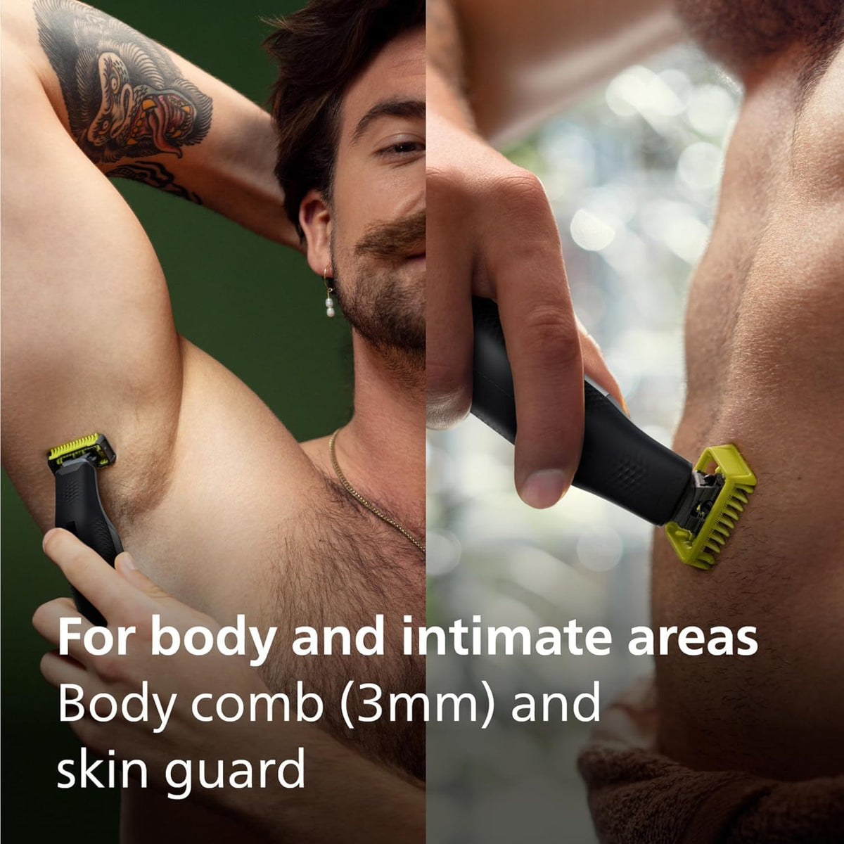 Philips OneBlade 360 Pro, Wet & Dry, Trim, Edge & Shave with the 20 lengths Precision Comb & LED display, QP6552/15