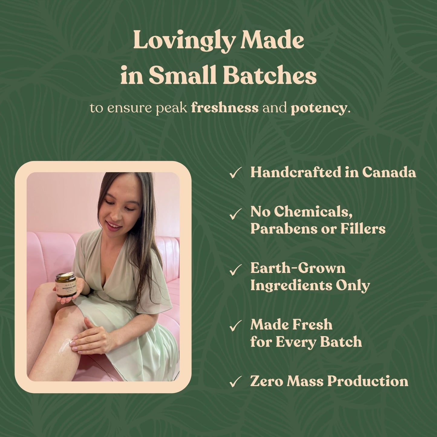 Remedy Mama Magnesium Cream for Daily Comfort – with Hemp Seed Oil, Jojoba Oil, Mango & Shea Butter – Magnesium Oil Spray Alternative – Natural, Gentle & Skin-Friendly – Lavender – 4oz Glass Jar – Made in Canada - Available at All In One Marketplace Canada