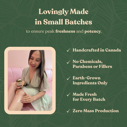 Remedy Mama Magnesium Cream for Daily Comfort – with Hemp Seed Oil, Jojoba Oil, Mango & Shea Butter – Magnesium Oil Spray Alternative – Natural, Gentle & Skin-Friendly – Lavender – 4oz Glass Jar – Made in Canada - Available at All In One Marketplace Canada
