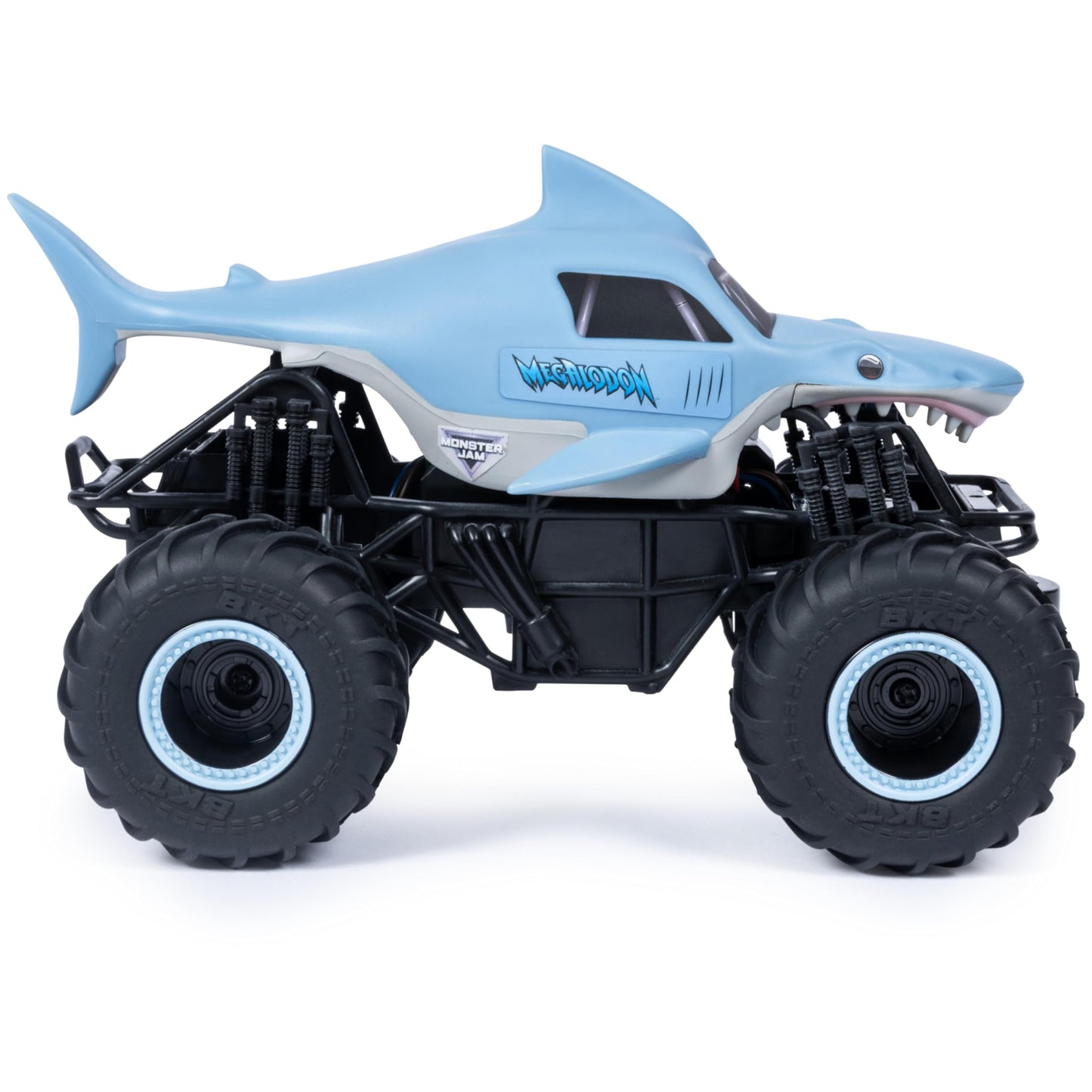 Monster Jam, Official Megalodon Remote Control Monster Truck, 1:24 Scale, 2.4 GHz, for Ages 4 and Up
