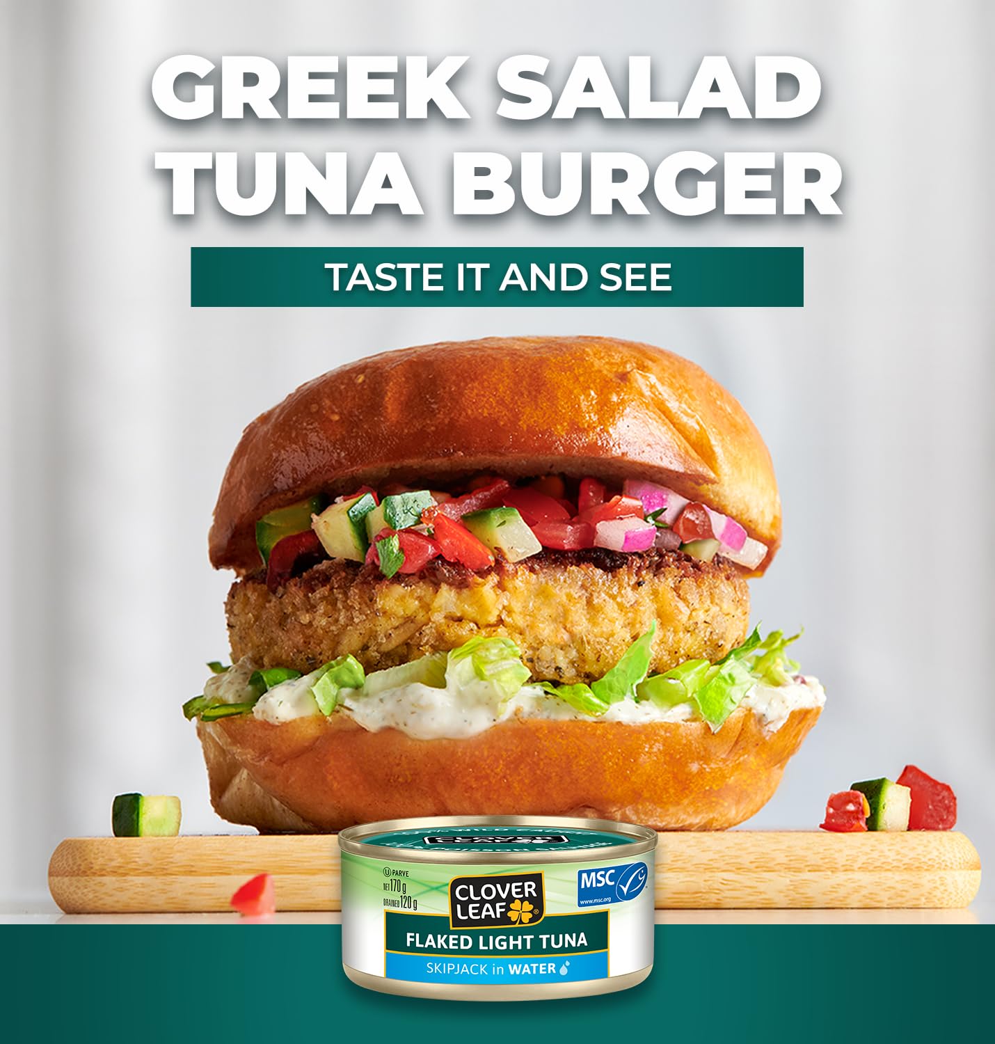 Clover Leaf Skipjack Light Tuna Flakes in Water – 24 Pack (170g Each) – 13g Protein Per Serving